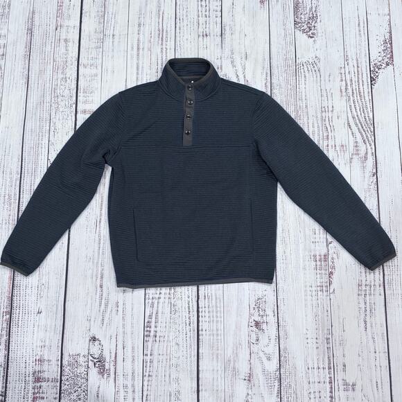 johnnie-O Other - johnnie-O Halpert quarter-snap fleece pullover S Wake gray